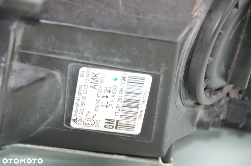 OPEL ASTRA J IV GTC BI XENON 13281281RH Prawy z modułami Przedni Oryginał - 8