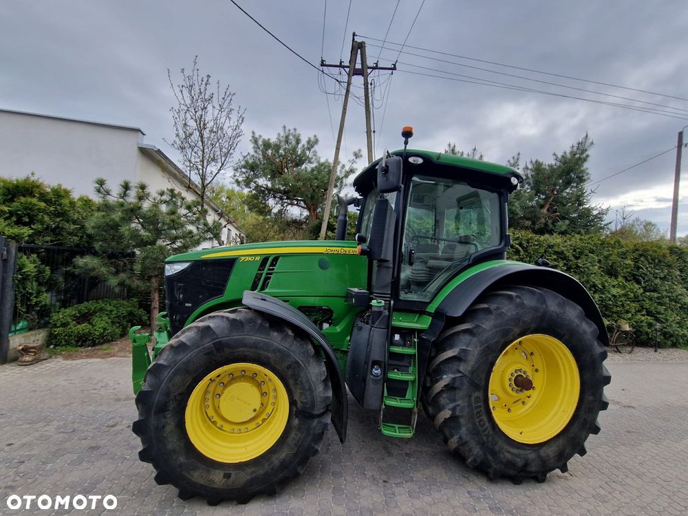 John Deere 7310R 2015r. Tuz WOM Pneumatyka TLS Import - 2