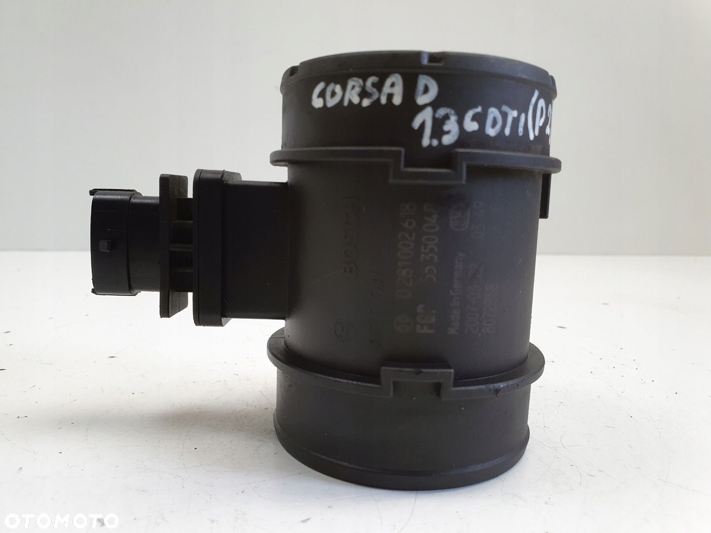 Opel Corsa D 1.3 CDTI PRZEPŁYWOMIERZ POWIETRZA 0281002618 bosch 55350048 - 1