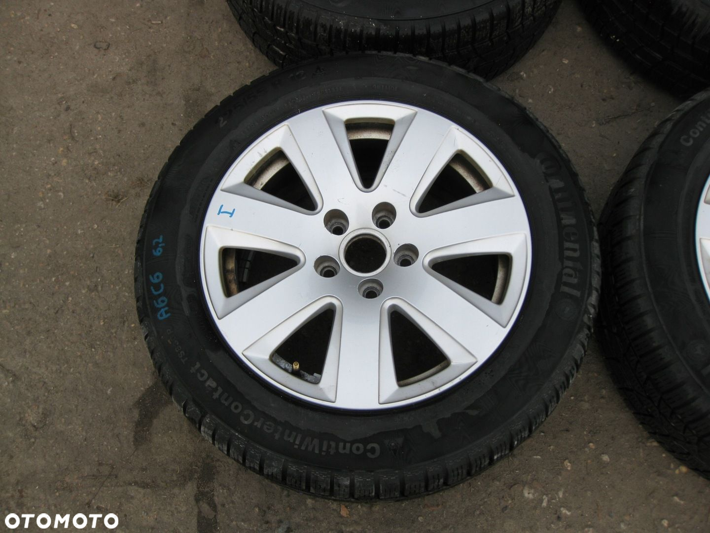 AUDI FELGI ALUMINIOWE 7,5J x16 ET45 5X112 4F0601025AJ OPONY 225/55/16 - 2