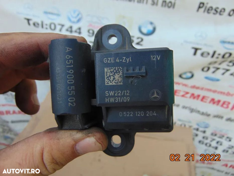 Releu Bujii Mercedes 2.2 euro 5 W221 B Class w246 A Class w176 w204 w2 - 2