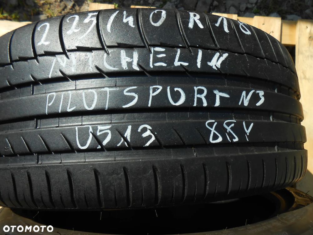 OPONY 225/40R18 MICHELIN PILOT SPORT N3 DOT 0613 7.3MM - 2