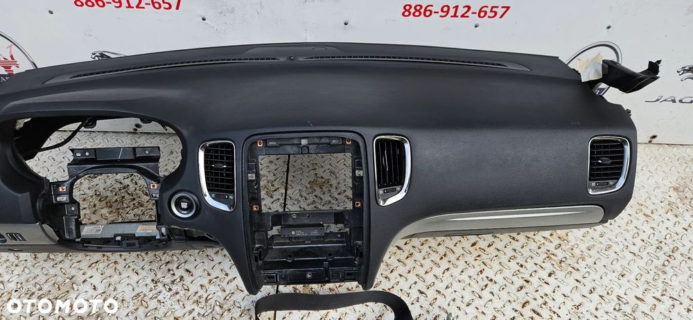 Dodge Durango III LIFT 2017- Kompletny kokpit Deska rozdzielacza Poduszki powietrzne Airbag Napinacze Pasy bezpieczeństwa ORYGINAŁ - 14