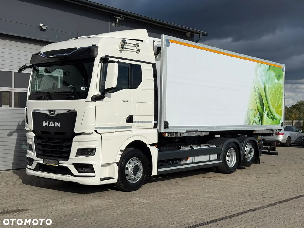 MAN TGX 26.510 // chłodnia 18 Epal // BDF // 6x2 // 2023 r. // sypialka // Świeżo z Niemiec !!