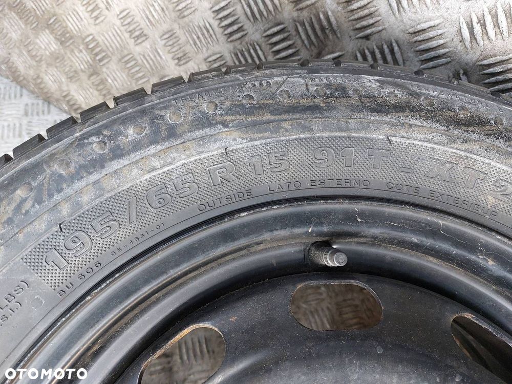 KOŁO FELGA OPONA ZAPAS 5x100 195/65R15 VW AUDI SKODA SEAT 1J0601027H - 2