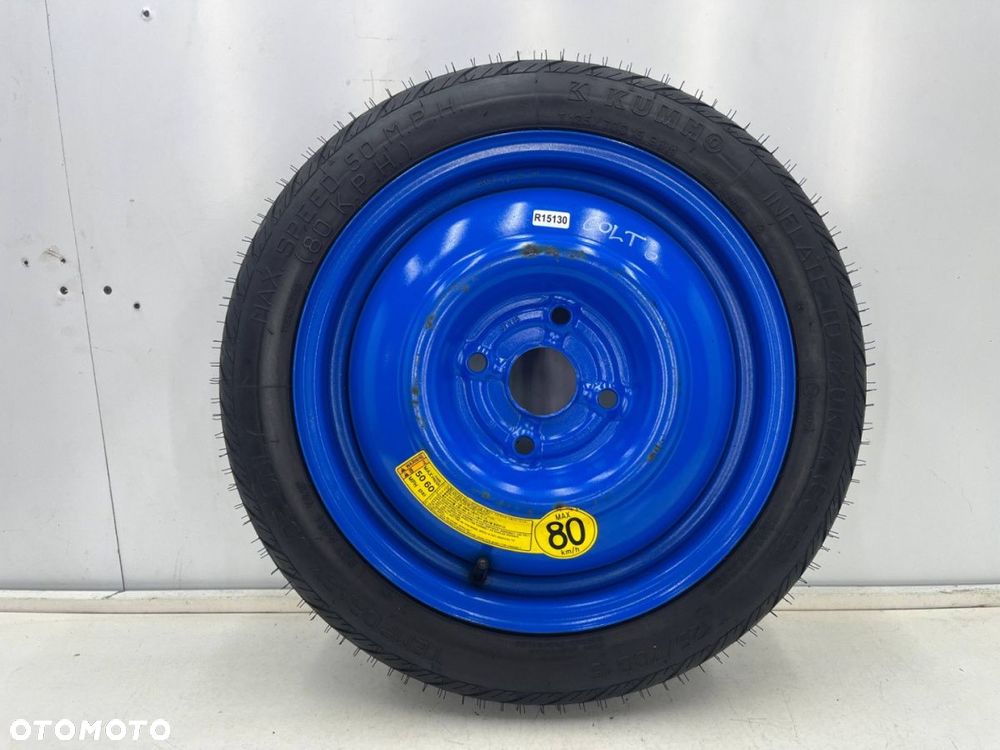 Felga Mitsubishi Colt 6 Z30 04-12r. Forfour 454 4x114,3 3,5x15 et40 Koło zapasowe dojazdowe rezerwa - 1