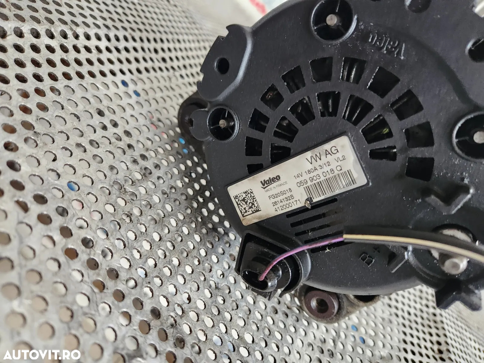 Alternator Valeo Audi A6 4G C7 A8 D4 A5 A7 Q7 3.0 Tdi Cod Q Dezmembrez Audi A6 C7 A5 A8 D4 3.0 Tdi - 6