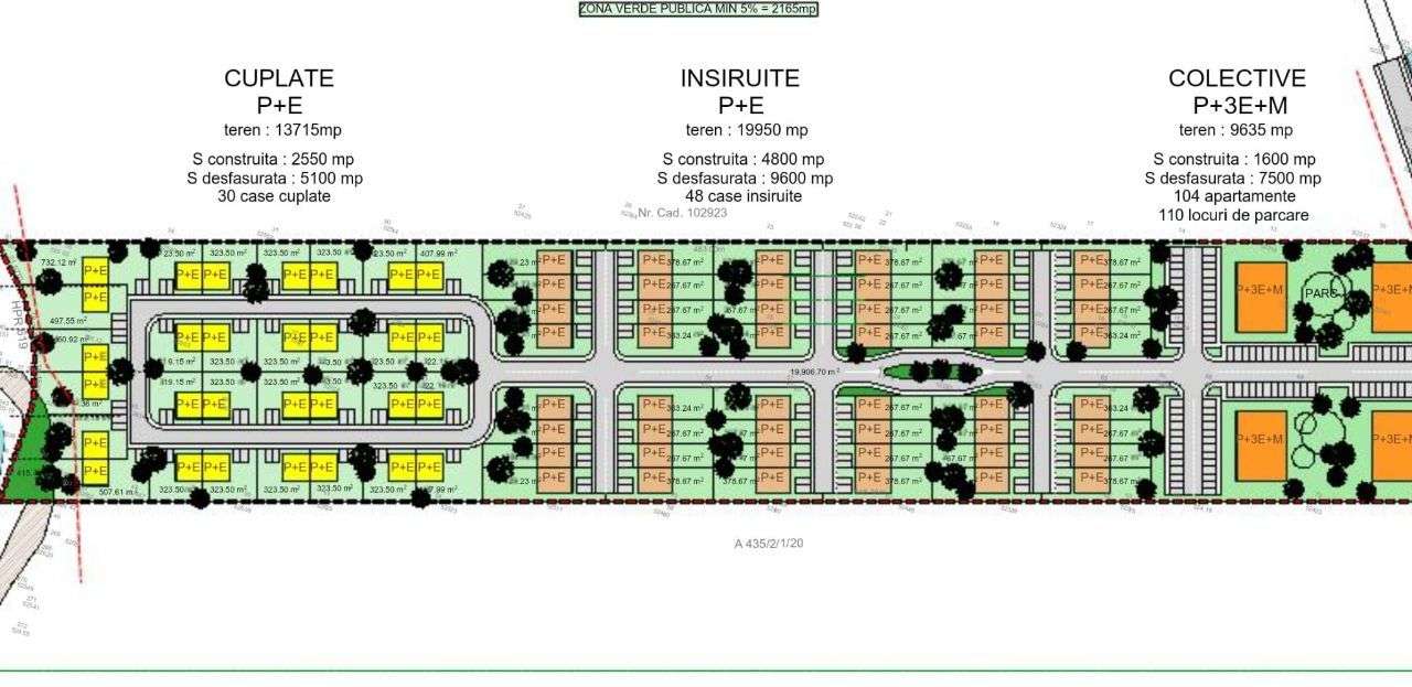 Teren intravilan puz nou case insiruite si duplex - Imagine principală: 3/3