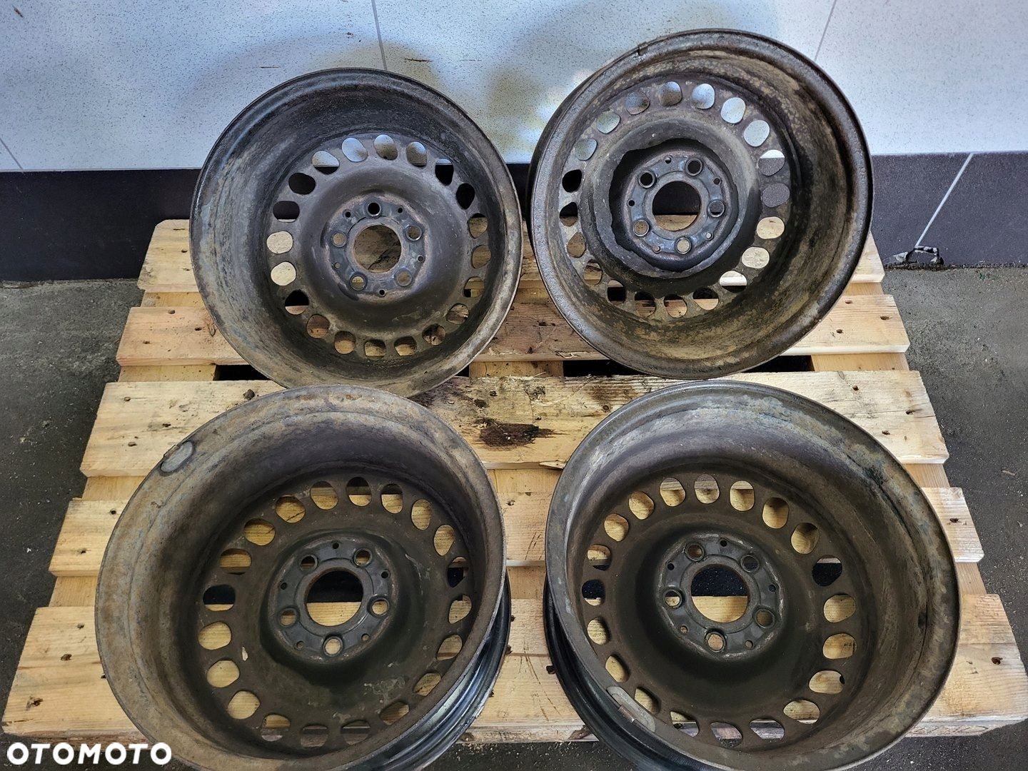 felgi stalowe stalówki 15" 7Jx15 MERCEDES VITO W638 W210 2104000702 - 12