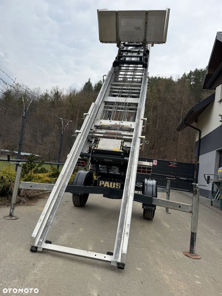 Paus Easy 18 WH-M Drabina Winda Dekarska mobilna aluminiowa TRANSPORTER DEKARSKO-BUDOWLANY w pełni Hydrauliczny 18 metrów. Obrotowy do okoła. 2018rok. Jak Nówka z salonu. praktycznie zerowy przebieg! Serwisy w Dekra do Końca. Sprowadzona z Komuny Norweskiej. Wielka Okazja. Sterowanie Hydrauliczne. Nowy model wózek jeździ od dołu dodatkowe ramię. Pojazd przyczepa lekka - 33