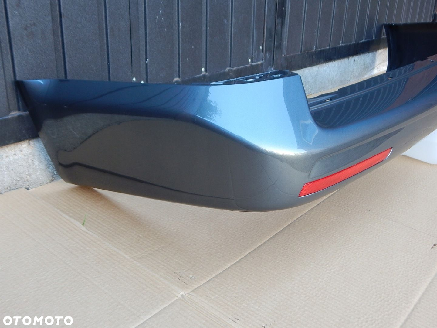 VW T6 T6.1 CARAVELLE zderzak tył tylny LR7H DRZWI SKRZYDEŁKA IGŁA  SZARY - 4