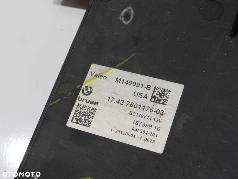 WENTYLATOR CHŁODNICY BMW X3 F25 N47D20C 2.0D 7562594 - 4