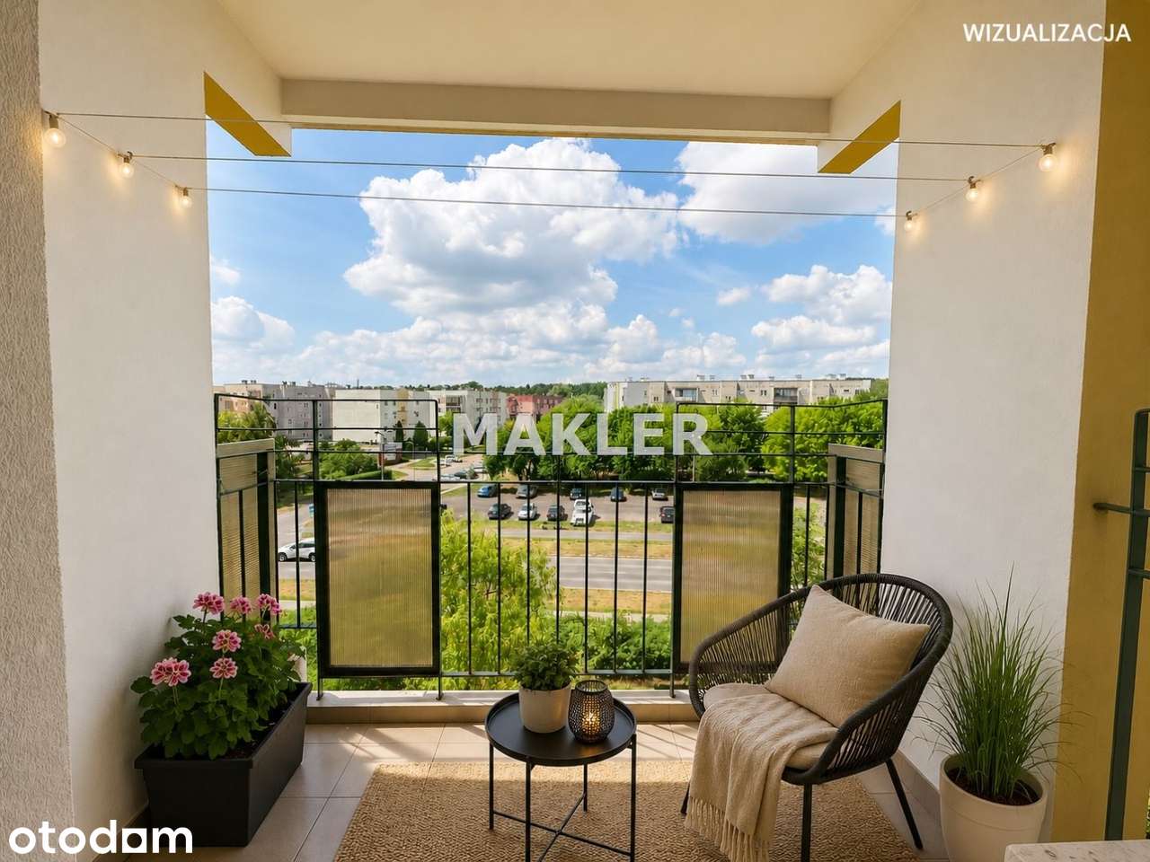 2 pokoje | 53 m² | Fordon | Balkon