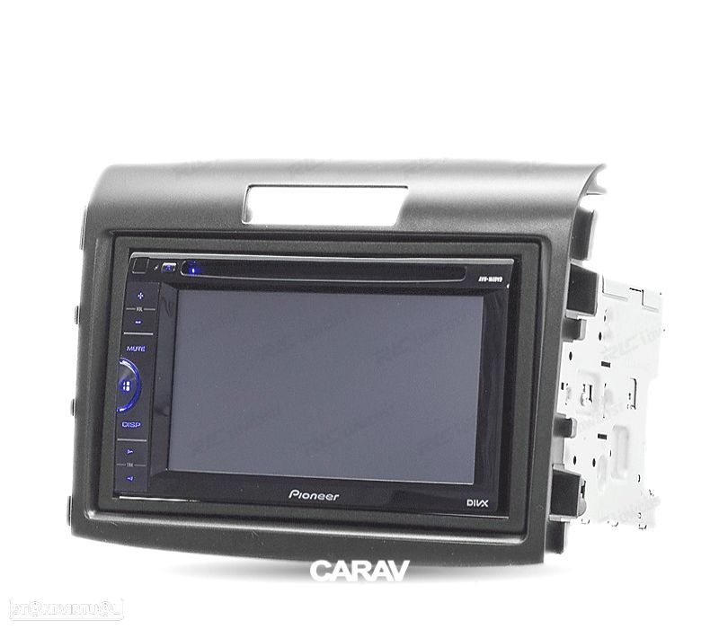 MOLDURA ADAPTADOR PRETO PARA RADIO 2-DIN PARA HONDA CR-V 12-17 - 3