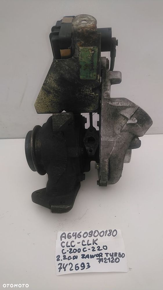 TURBINA 2.2 CDI 102KM 122KM 136KM 150KM CLC CLK C200 C220 A6460900180 742693 712120 - 4