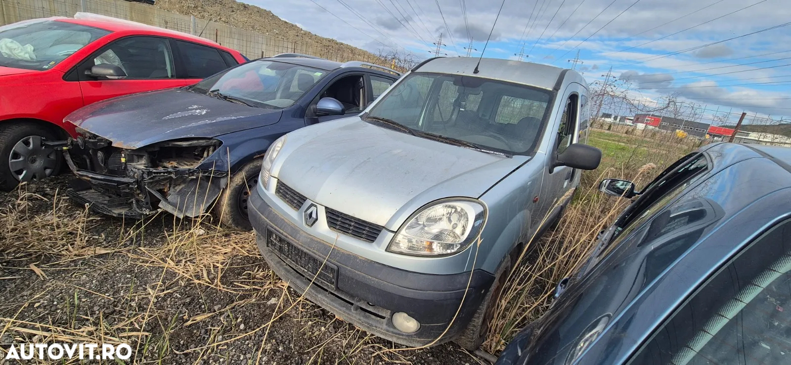Haion cu geam luneta spate portbagaj Renault Kangoo 2002 - 2