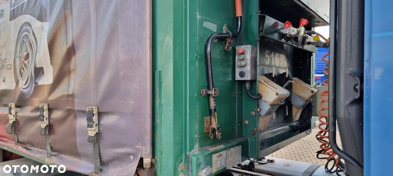 Dinkel Dinkel naczepa niskopodwoziowa 5 osiowa z rozsuwaną plandeką i dachem - 10