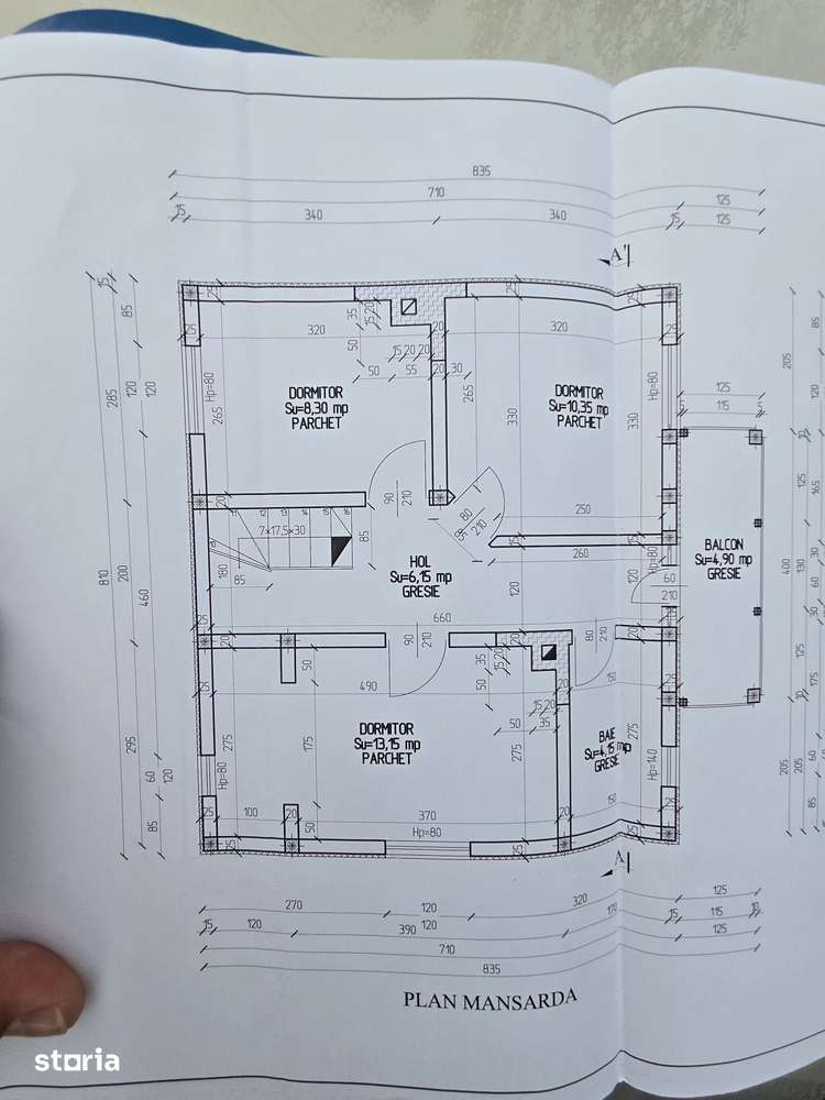 Teren Intravilan,5.000mp cu utilităti si proiect casă 12e mp - Imagine principală: 2/9