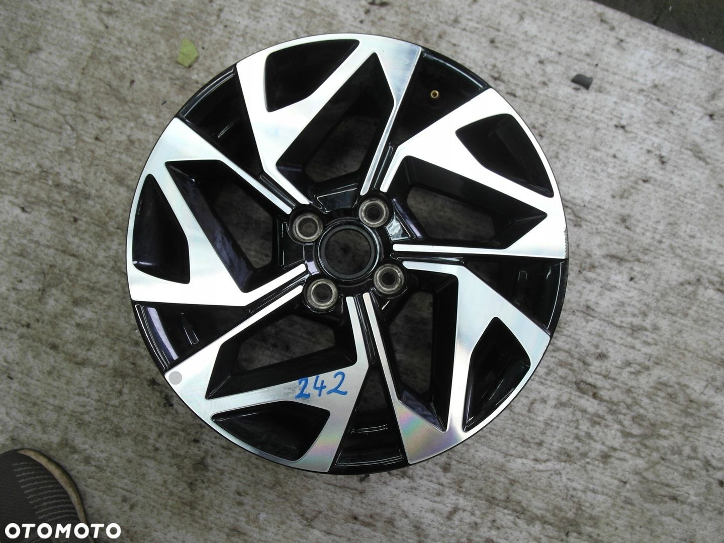 Felga Hyundai OE I10 N-LINE 6.5" x 16" 4x100 ET 48 52910-K7300 6,5jx16 1szt - 1