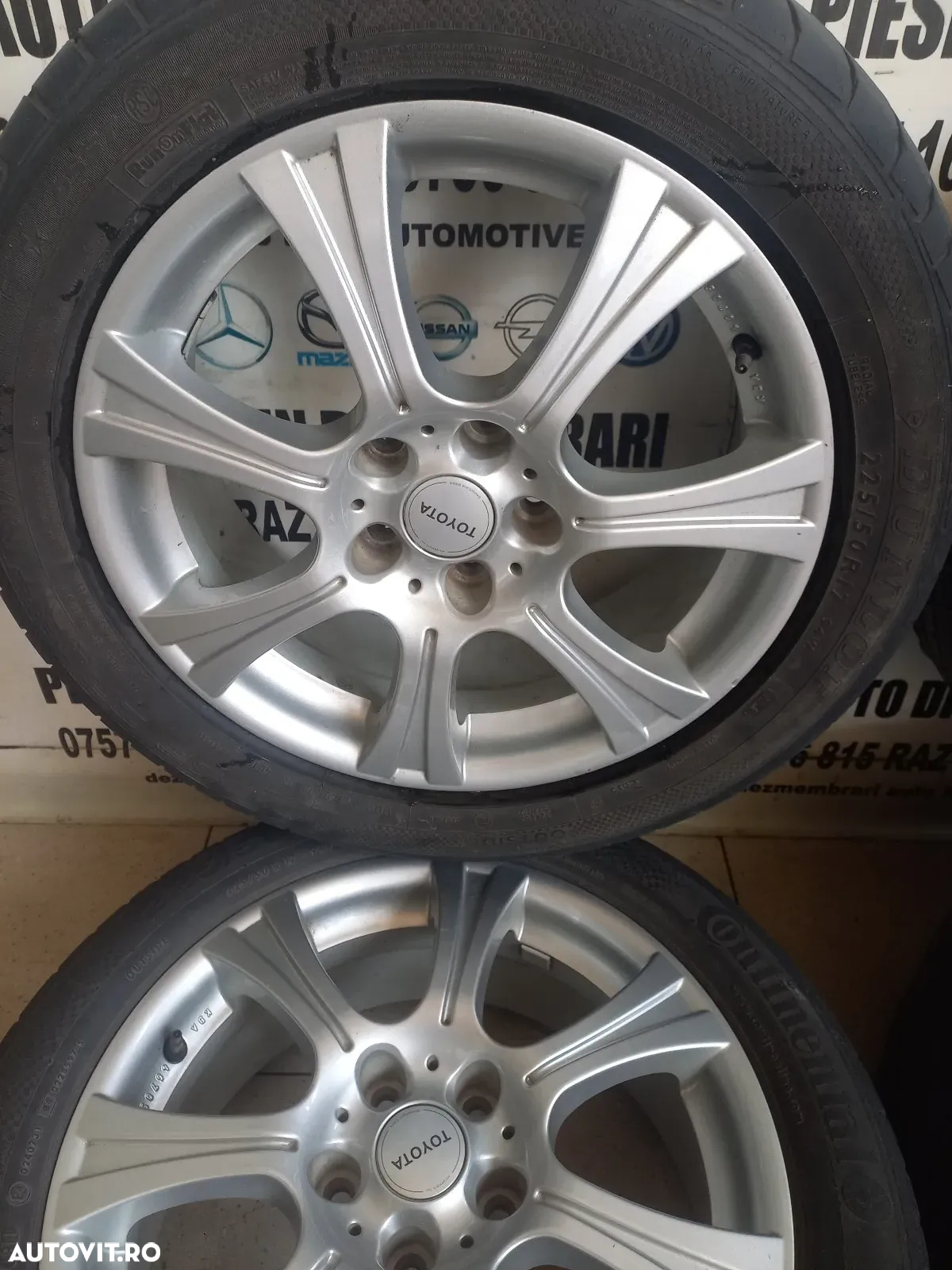 Set Jante Aluminiu R17 Toyota Avensis Corolla Corolla Verso Etc. 5x114.3 Hyundai Tucson Kia Etc. 225/50R17 - 6