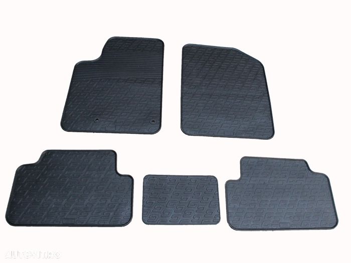 Set covorase auto din cauciuc Citroen Berlingo Peugeot Partner 2002-2007, Gledring, 5 buc. - 1