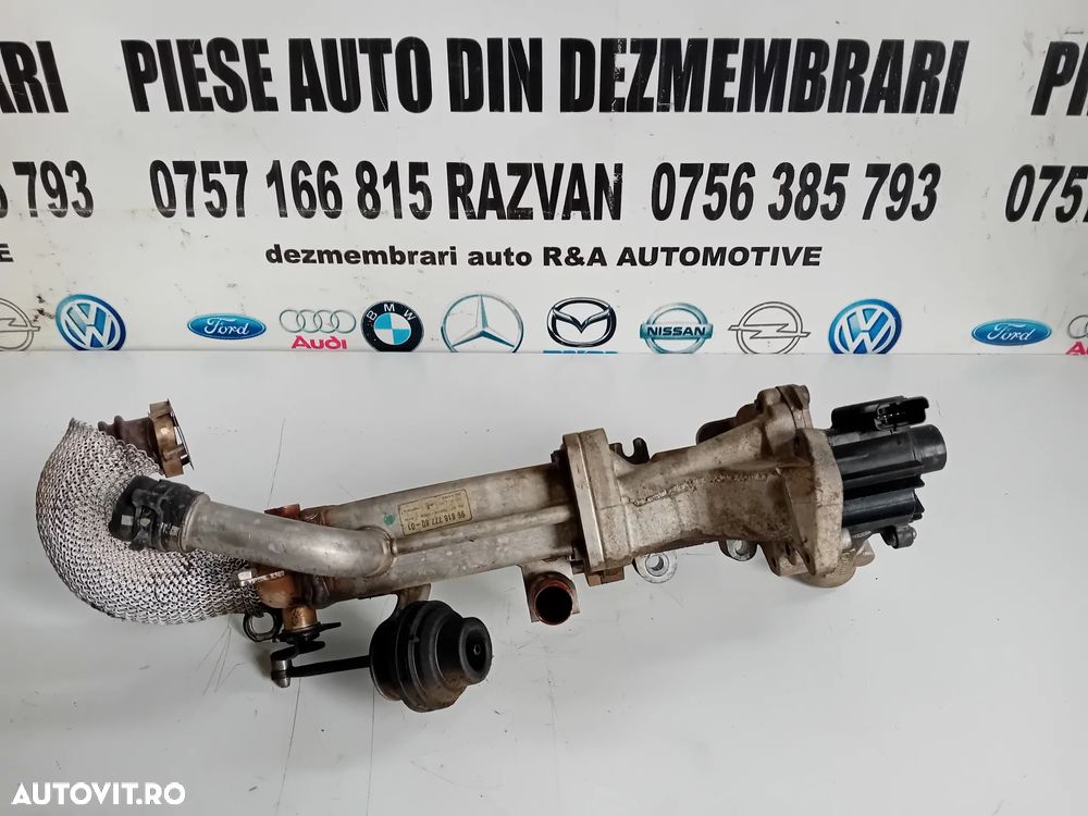 Supapa Valva Egr Răcitor Gaze EGR Peugeot 4007 C-Crosser Outlander 2.2 4HN | 9681677780 Testat - 2