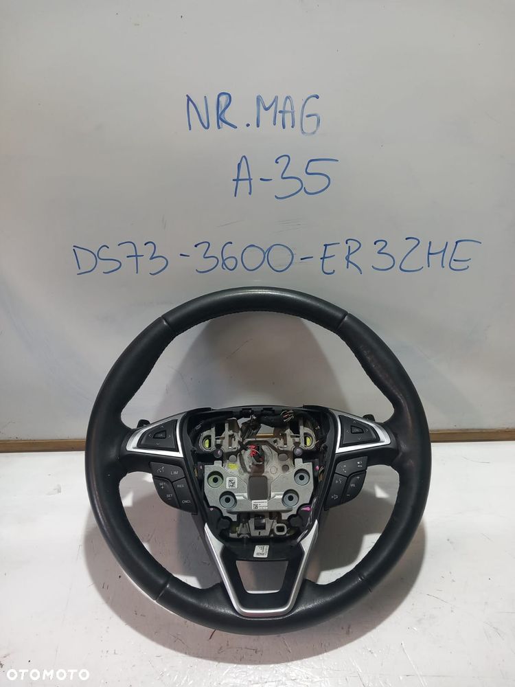 KIEROWNICA MULTIFUNKCYJNA SKÓRZANA FORD MONDEO MK5 DS73-3600-ER32HE - 1