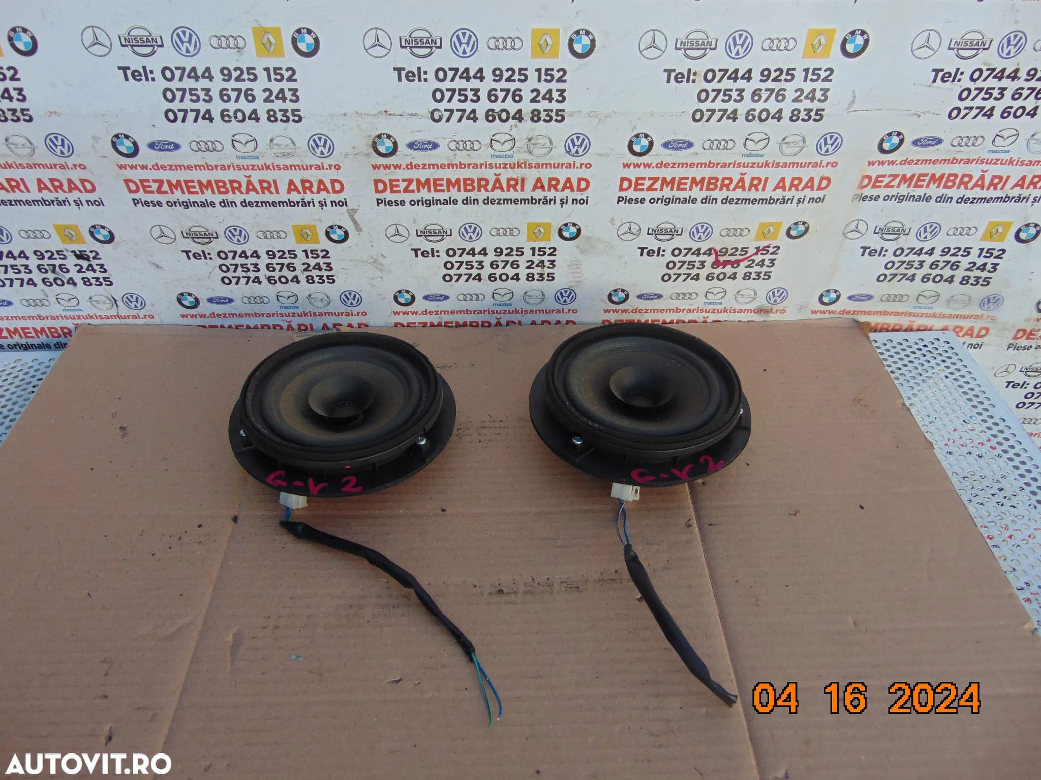 Boxe spate Suzuki vitara 2005-2012 boxa difuzor difuzoare spate panou lateral - 1