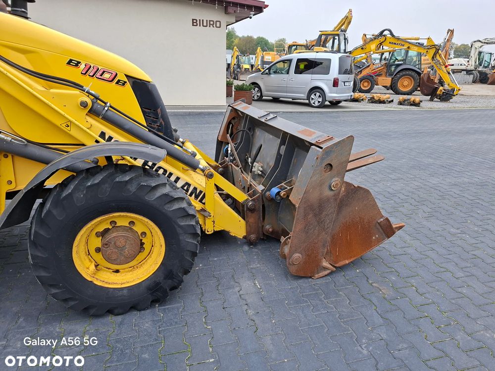 New Holland B110 B / Joystick / Koparko Ładowarka / - 8