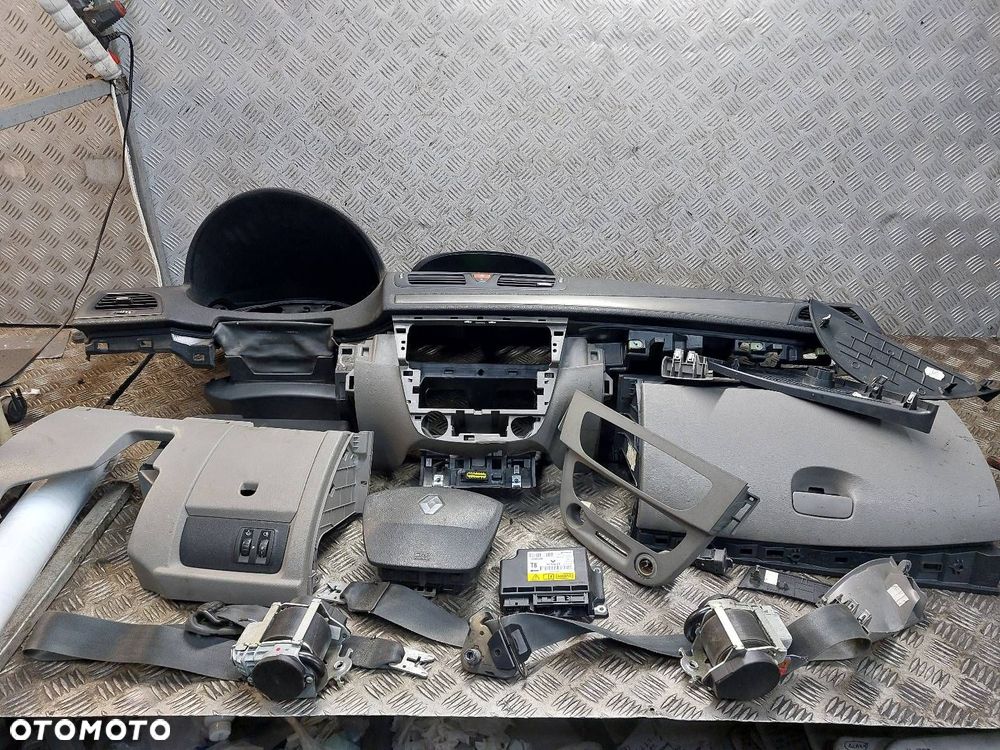 ZESTAW AIRBAG KOKPIT DESKA PODUSZKI PASY MODUŁ AIRBAG RENAULT MEGANE III - 1