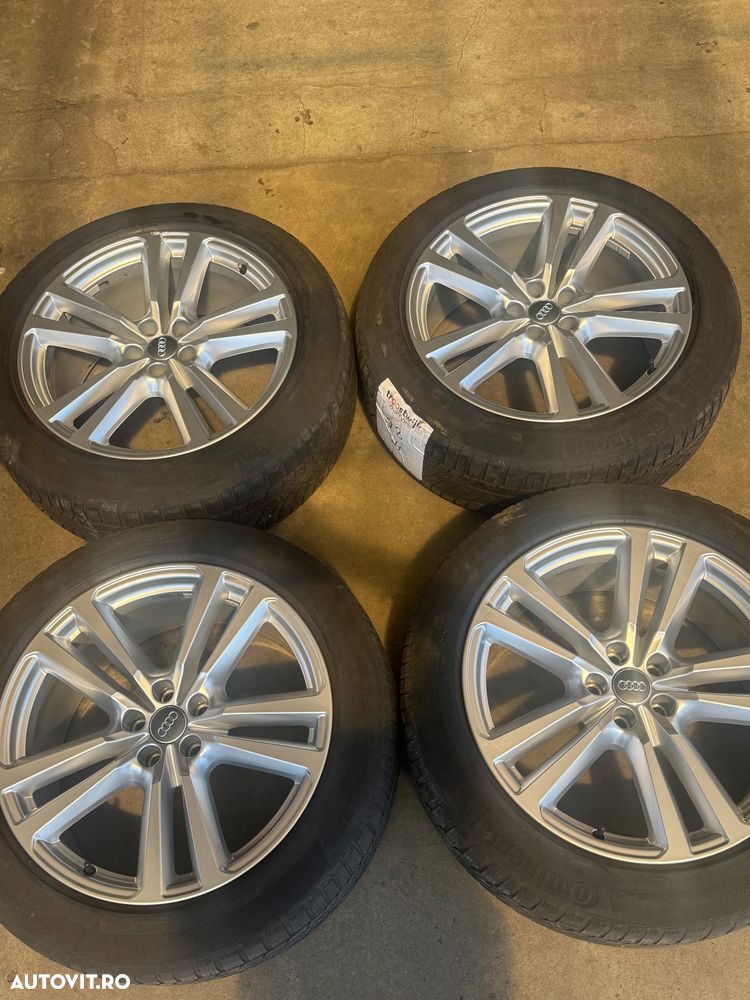 Vând jante aliaj Audi Q7 pe 20” cu anvelope de iarnă - 1