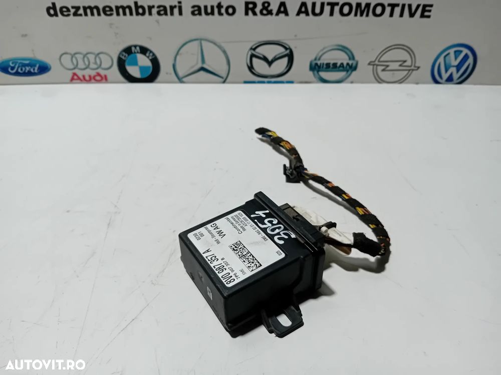 Modul AFS Cornering Faruri Audi A3 8V An 2013-2020 Cod OEM 8V0907357A - 4