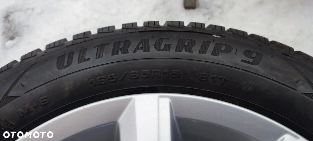 Koła Zimowe Felgi Aluminiowe Oryg. Vw UP Skoda Citigo Seat Mii Goodyear 165/65/15 4x7,9mm 2021 rok Idealne!! Starogard Gdański - 24