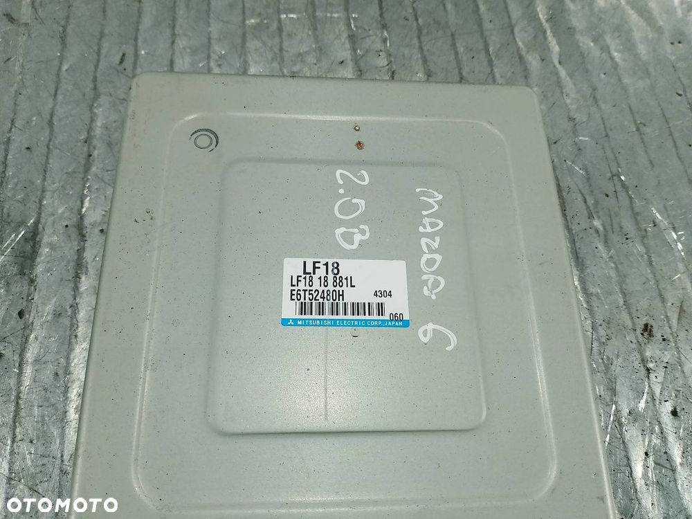KOMPUTER, STEROWNIK MAZDA 6 ( 02-08 ) LF1818881L  E6T52480H 2.0 16V - 4
