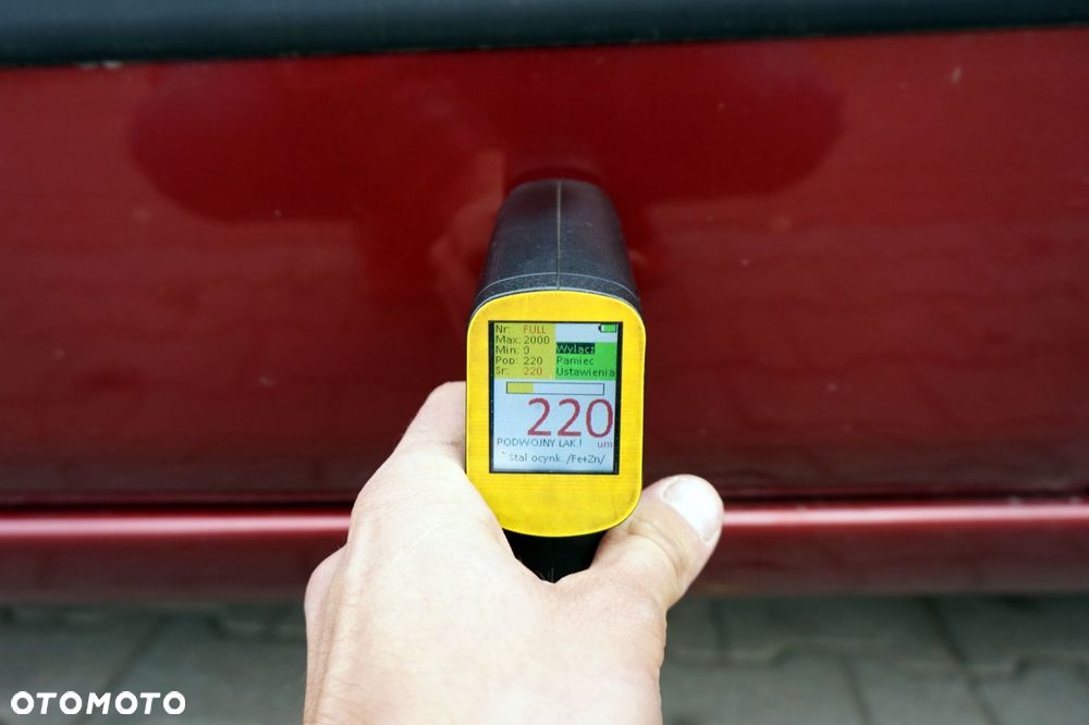 DRZWI PRZEDNIE LEWE PANDA II 132F  CZERWONY ROSSO FIAT 2003-2012 - 6