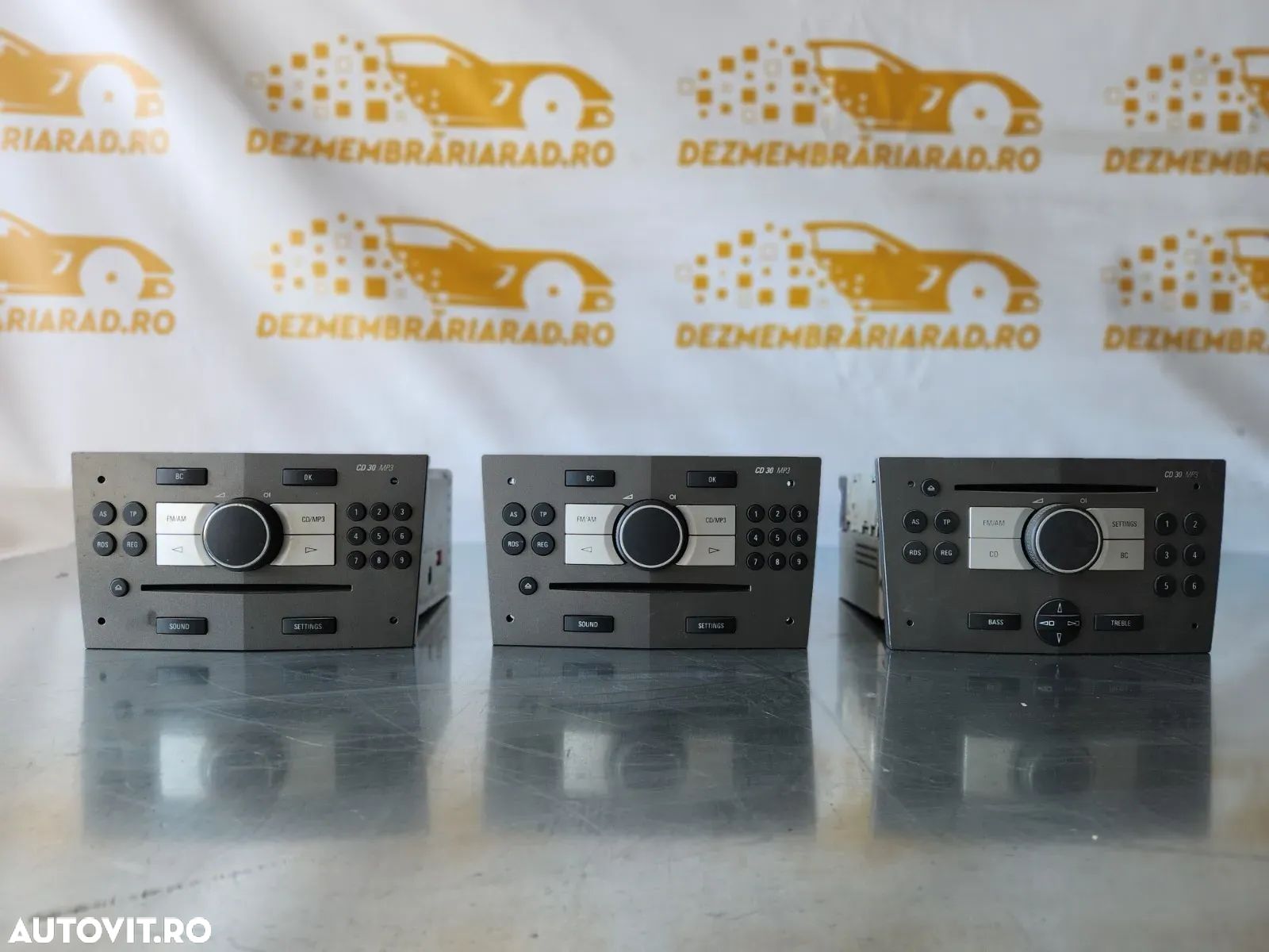 Radio Cd Opel Astra H Zafira B CD30 MP3 - Dezmembrari Arad - 1
