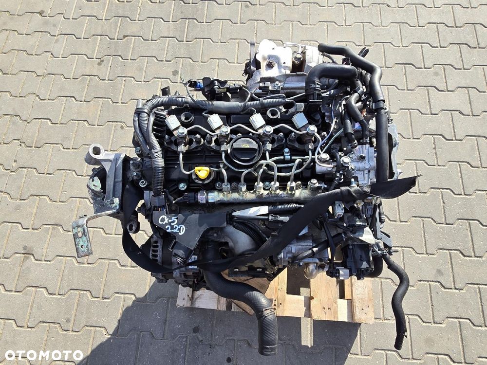 MAZDA 3 6 GJ CX-5 SILNIK KOMPLETNY 2.2 SKYACTIV SH01 167TYŚ.KM BI TURBO - 2