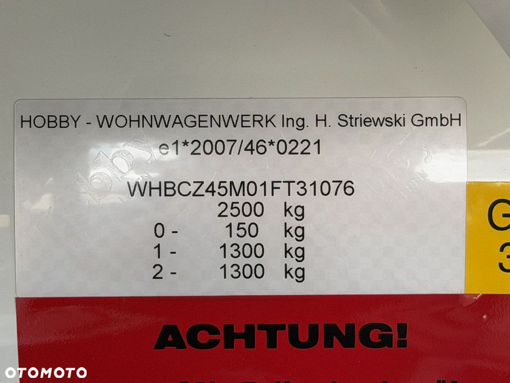 Hobby HOBBY PRESTIGE 720 UKFe – 2026 – 7 OSÓB - 30