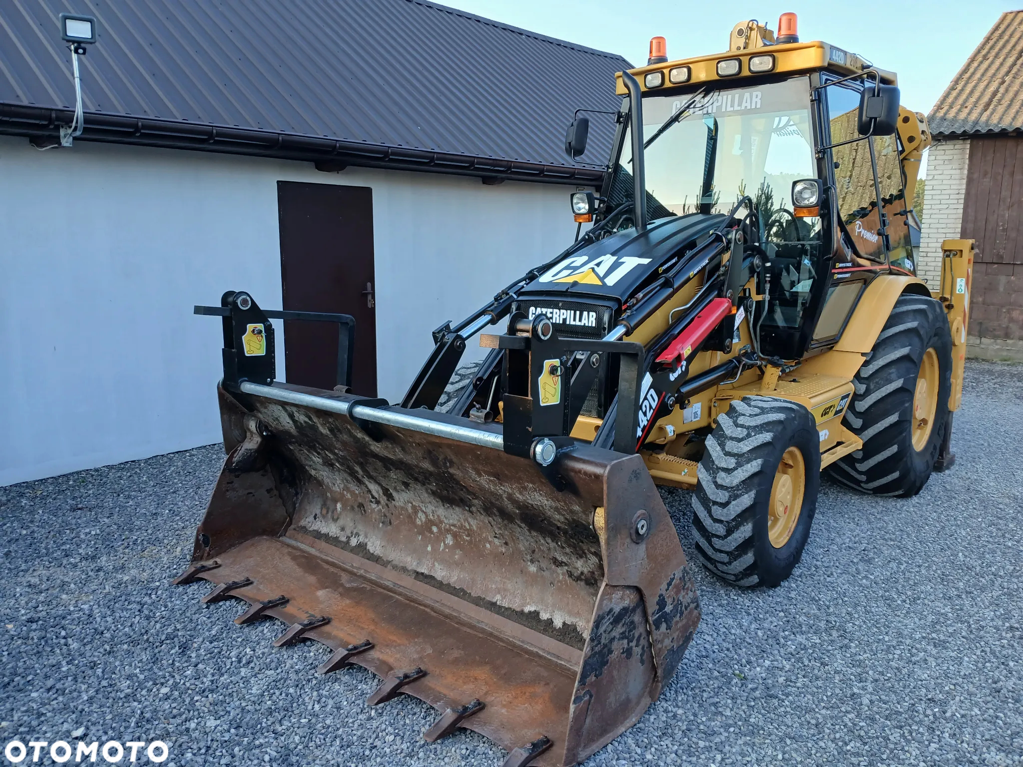 Caterpillar 442D/BEZ LUZÓW/JOYSTICK/SUPER STAN - 9