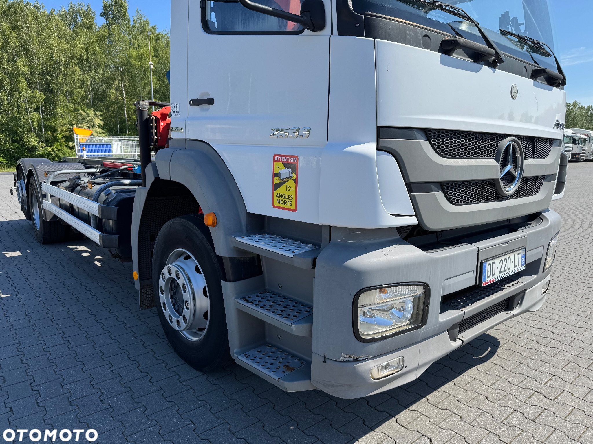 Mercedes-Benz AXOR 2533 6x2 podnoszona/skrętna Dżwig Palfinger Hwytak Rotator - 14