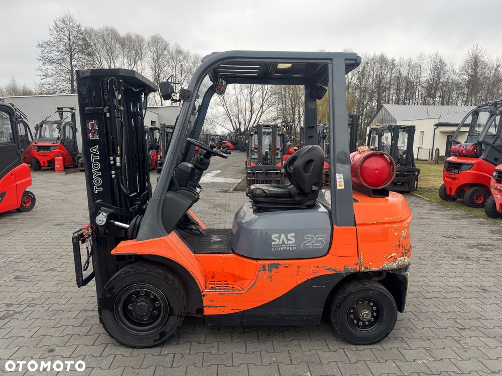 Toyota Toyota 7 FGF 25 2007r triplex przesuw 4 sekcje h20 h25 lind - 3