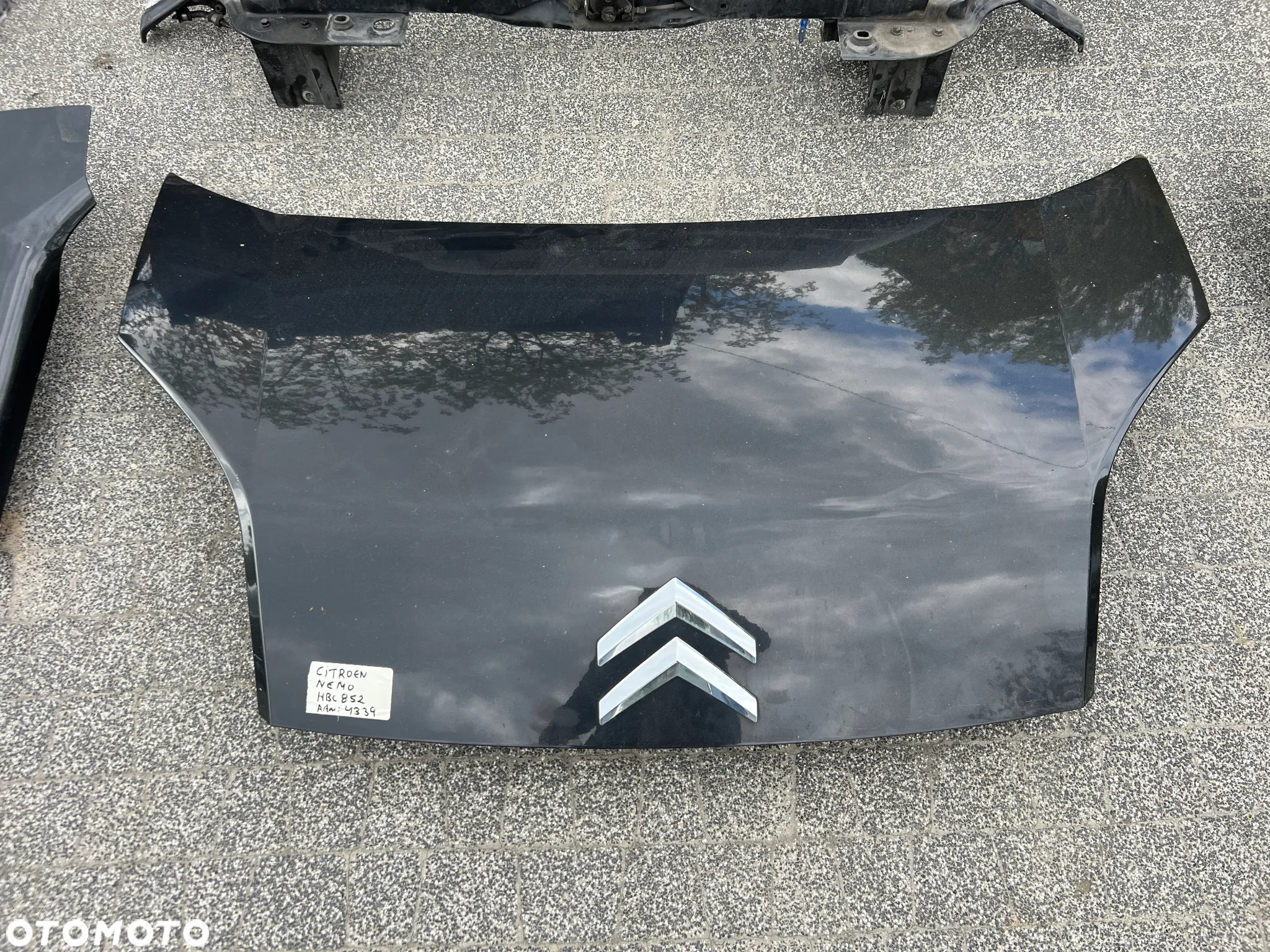 PRZÓD KOMPLETNY ZDERZAK PAS MASKA CITROEN NEMO - 2
