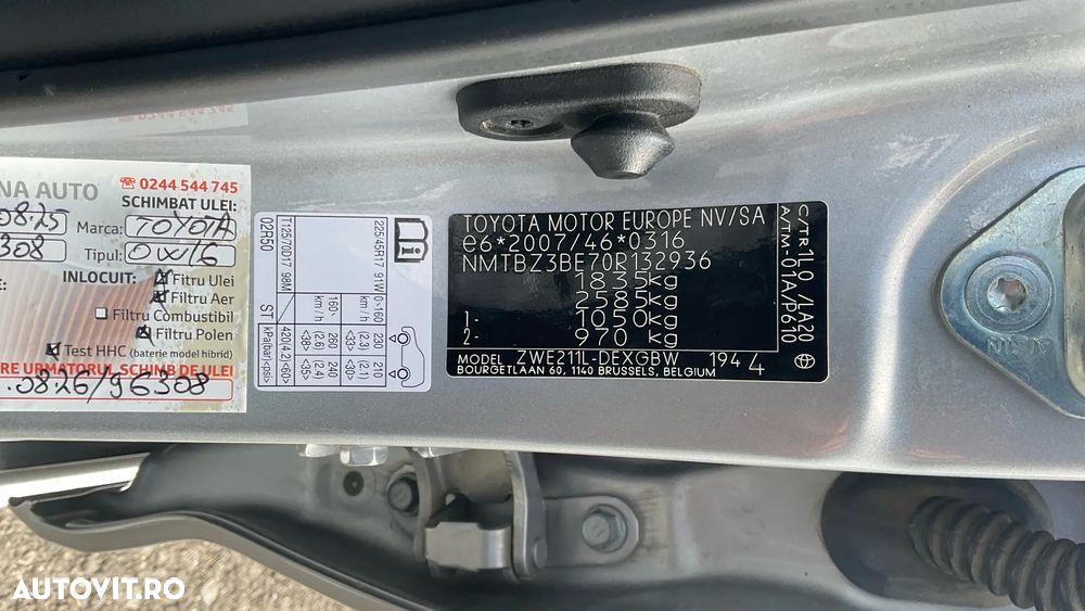 Toyota Corolla 1.8 HSD Exclusive interior Negru - 41
