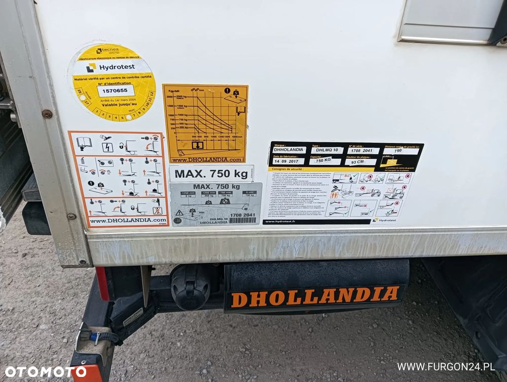 WINDA ZAŁADOWCZA DHOLLANDIA IVECO DAILY RENAULT MASCOTT NR 926 - 8