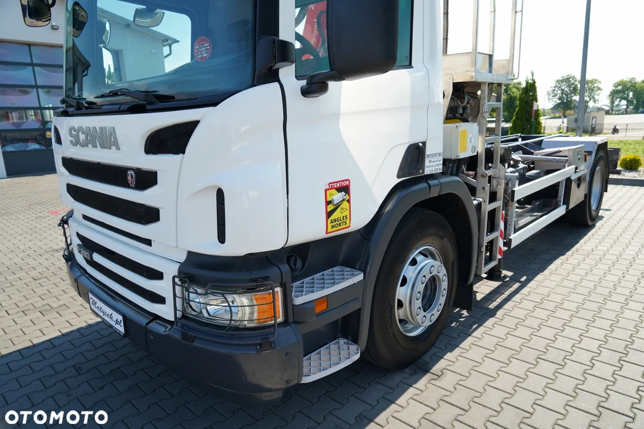 Scania P 280 / 4X2 / SIŁOWNIK DO WYWROTU /  + HDS PALFINGER C70Z73 / UDŹWIG 1 700 KG / MAX WYSÓW 7 M / STEROWANIE RADIOWE / EURO 6 - 10