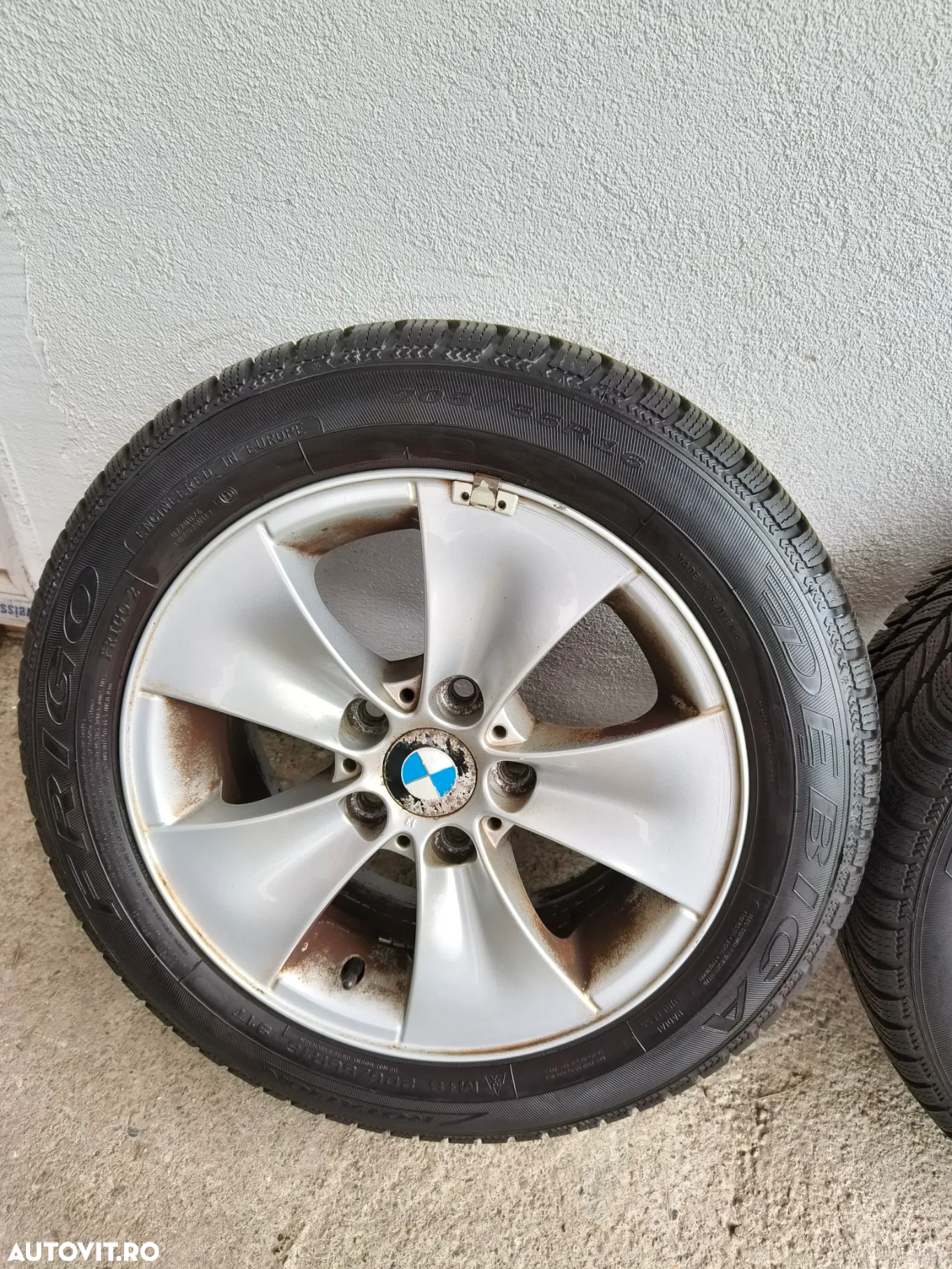 Set jante aliaj BMW Style 155 7jEt 34 cu anvelope 205/55/16 doua dot 2019 doua 2022 - 5