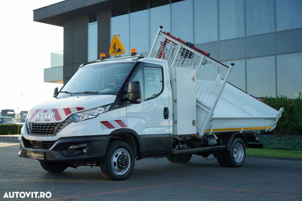 Iveco DAILY 35-160 / BASCĂLĂTOARE 3 PAGINI OȚEL / DUBLU / MANUALĂ / IMPORTATĂ / EURO 6 - 14