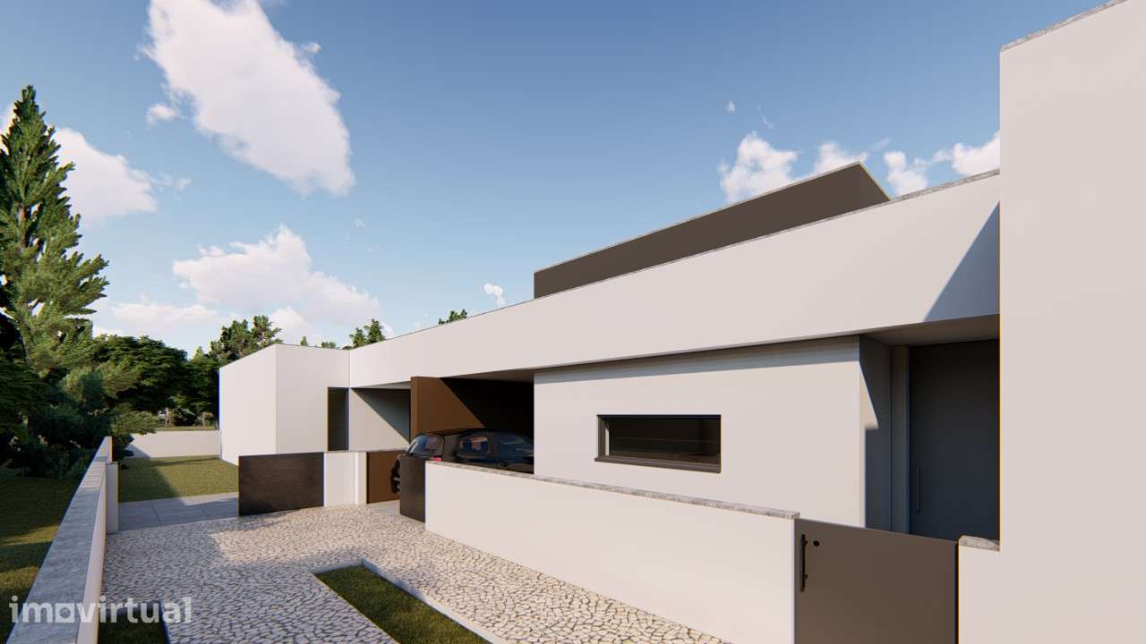 Moradia Térrea Geminada T3 com Piscina, Jardim e Suíte com Closet em C - Grande imagem: 2/6