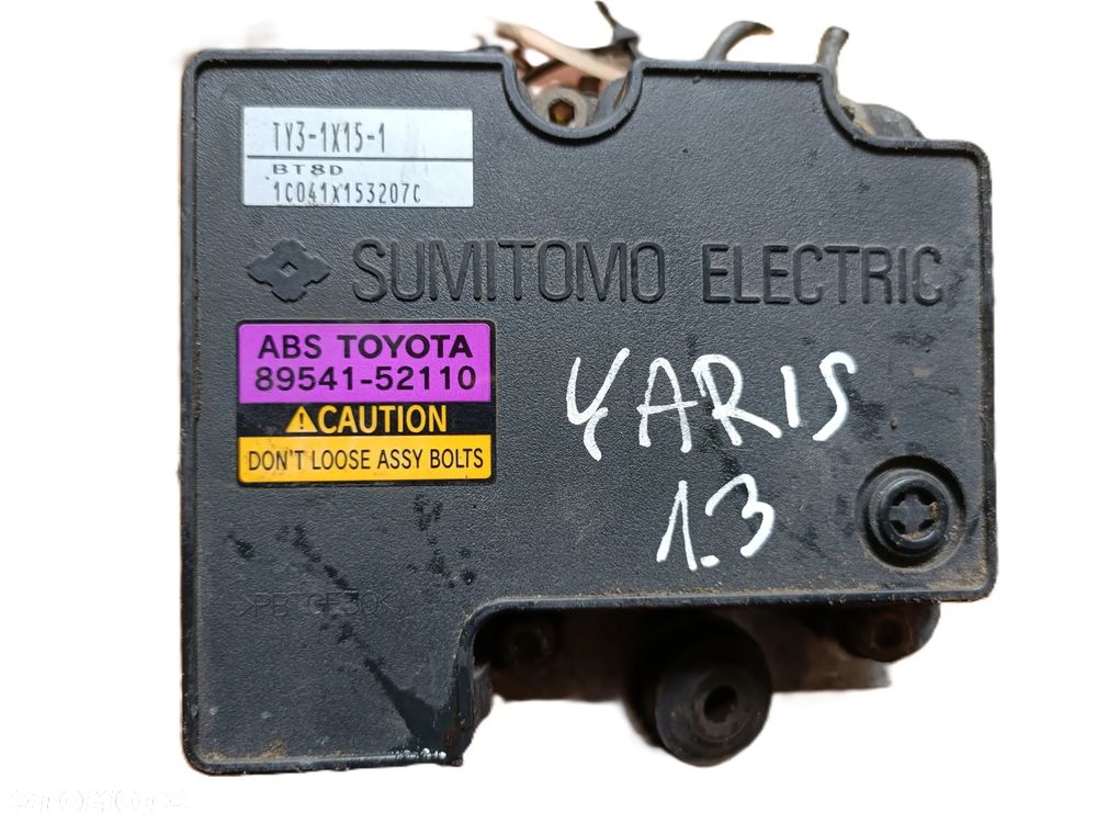TOYOTA YARIS I 99-05 r. 1,3 B POMPA HAMULCOWA ABS 89541-52110 + - 4