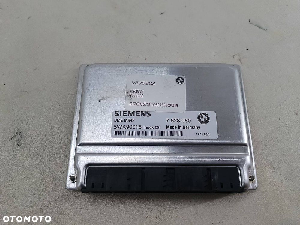 KOMPUTER, STEROWNIK BMW E39 7528050 7505825 7528050 7536624 2.2 - 1